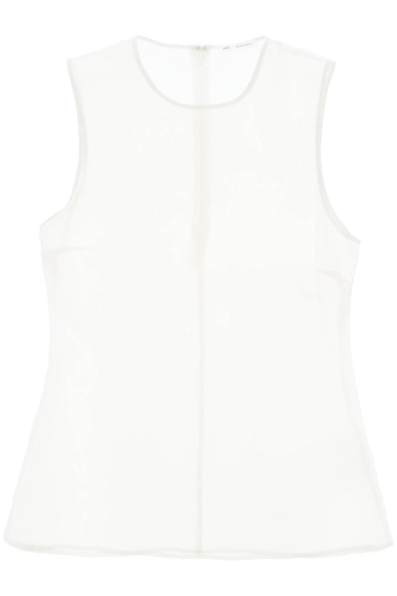 Ami Alexandre Matiussi sleeveless silk top in