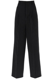  Ami Alexandre Matiussi wide-legged pinstripe trousers with