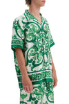 Dolce & Gabbana hawaii silk twill maiolica print shirt