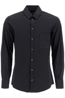  Dolce & Gabbana embroidered pocket shirt with