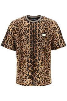  Dolce & Gabbana leopard print t-shirt with