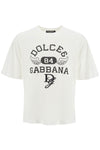 Dolce & Gabbana printed t-shirt with dg embroidery