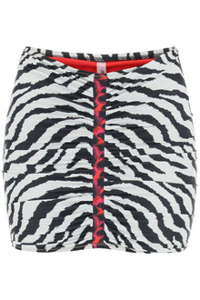  Reina Olga geraldina animalier mini skirt