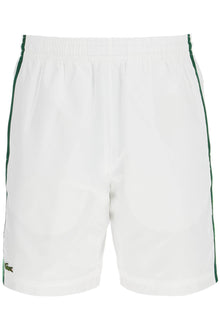  Lacoste sporty color block bermuda shorts