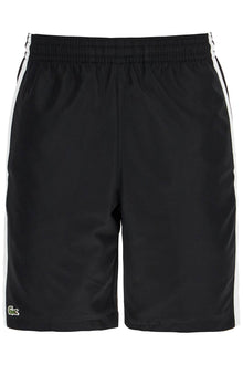  Lacoste sporty color block bermuda shorts