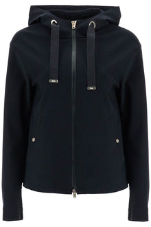  HERNO first-act short black jacket with hood