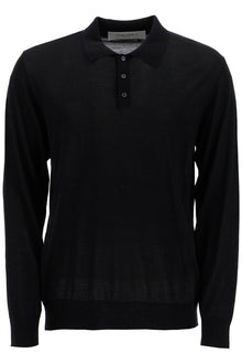  Golden Goose long-sleeved wool polo shirt