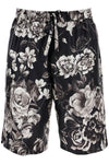 Dolce & Gabbana silk floral print bermuda shorts set