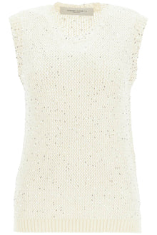  Golden Goose knitted vest with sequins embell