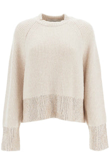  Golden Goose boxy sweater with crystals