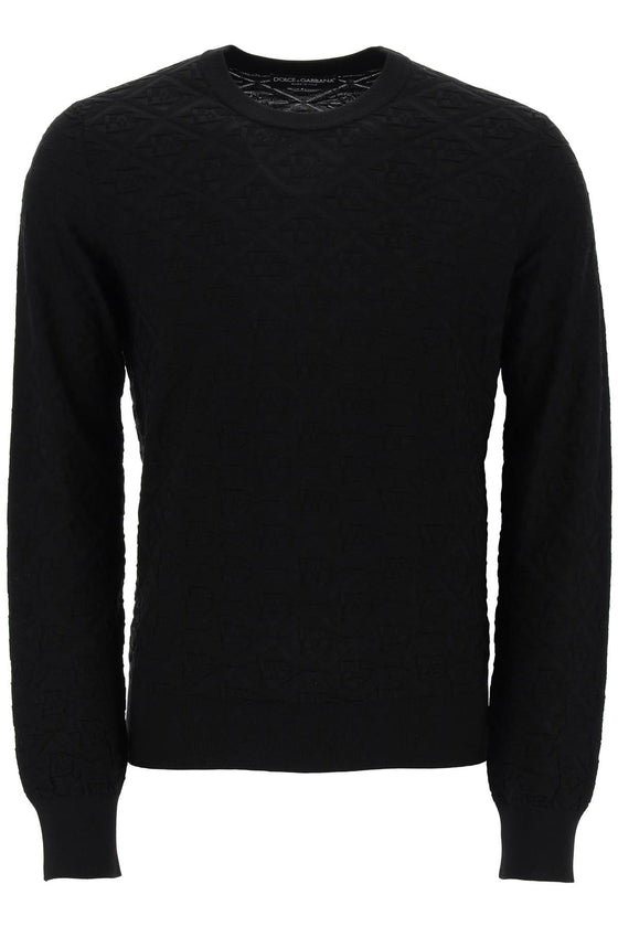 Dolce & Gabbana dg jacquard silk sweater