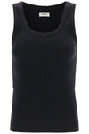 Haikure ribbed sleeveless top with