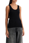 Haikure ribbed sleeveless top with