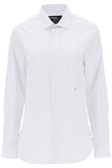  Homme Girls striped poplin shirt