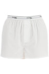 Homme Girls men's high-waisted white cotton boxer