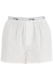  Homme Girls men's high-waisted white cotton boxer