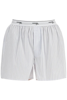  Homme Girls high-waisted beige striped cotton boxer