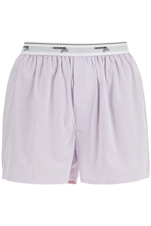  Homme Girls high-waisted lavender striped boxer