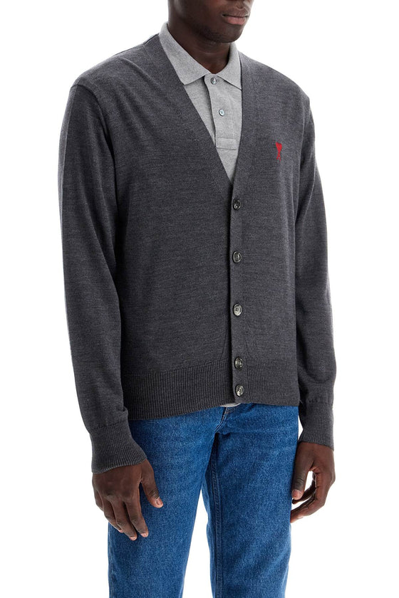 Ami Alexandre Matiussi extrafine merino wool cardigan