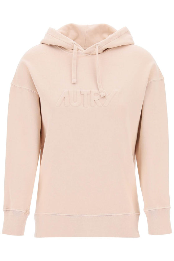 Autry embossed logo hoodie