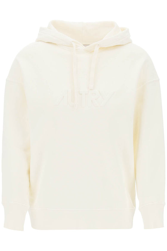 Autry embossed logo hoodie