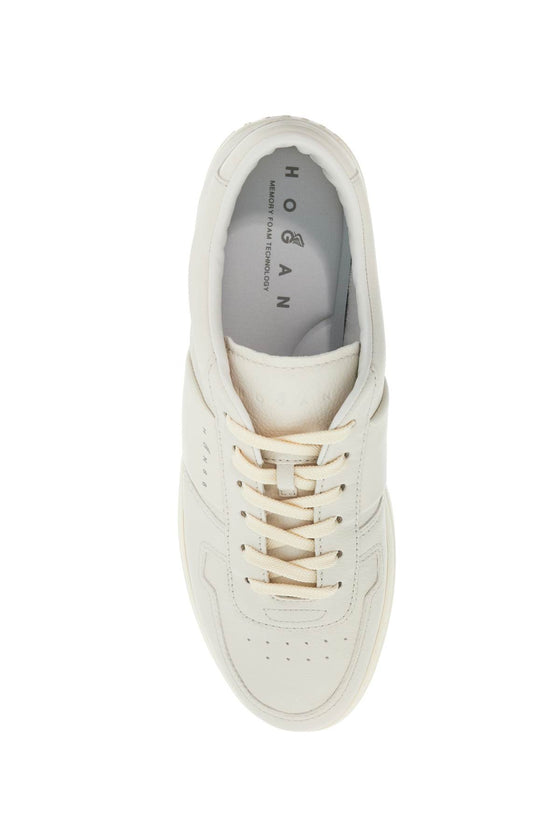 HOGAN smooth and suede leather h-tv sneakers.