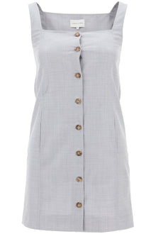  Loulou Studio buttoned pinafore dress