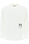 Y-3 long-sleeved t-shirt with logo print