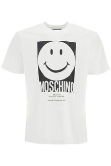  Moschino 'smiley print t-shirt