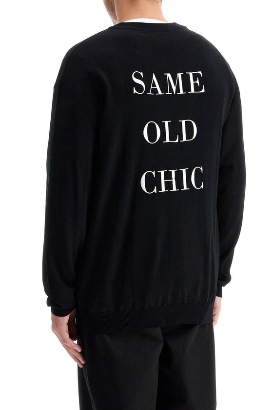 Moschino "classic chic cardigan with