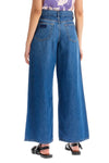 Ganni lightweight denim wide leg jeans