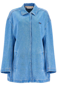  Marni 'oversized organic denim jacket