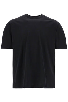  Y-3 black logo cotton t-shirt