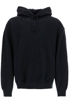  Y-3 men's black hoodie in recycled cotton and polyester