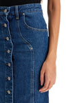 Isabel Marant Etoile denim vandy skirt for