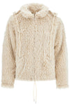 Marni faux fur jacket with removable hood.