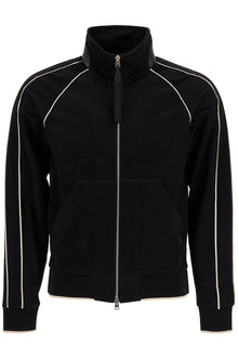  Tom Ford "v-neck viscose zip-up