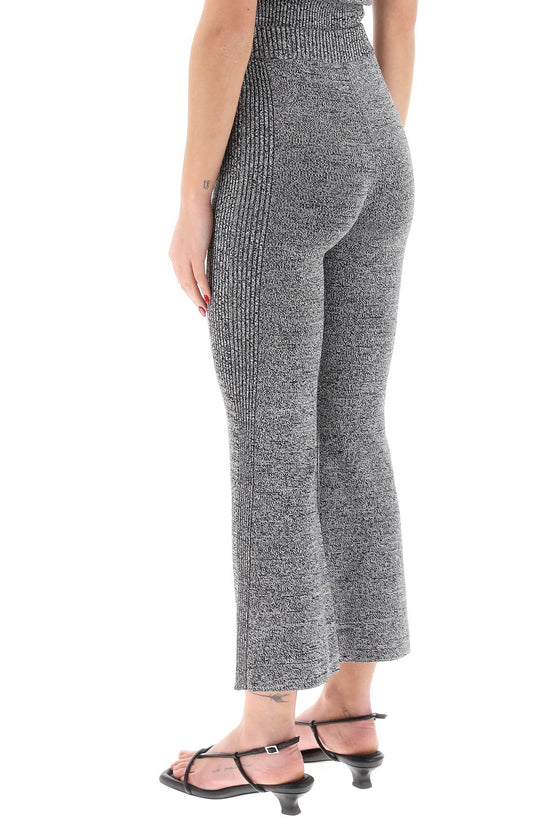 Ganni stretch knit cropped pants