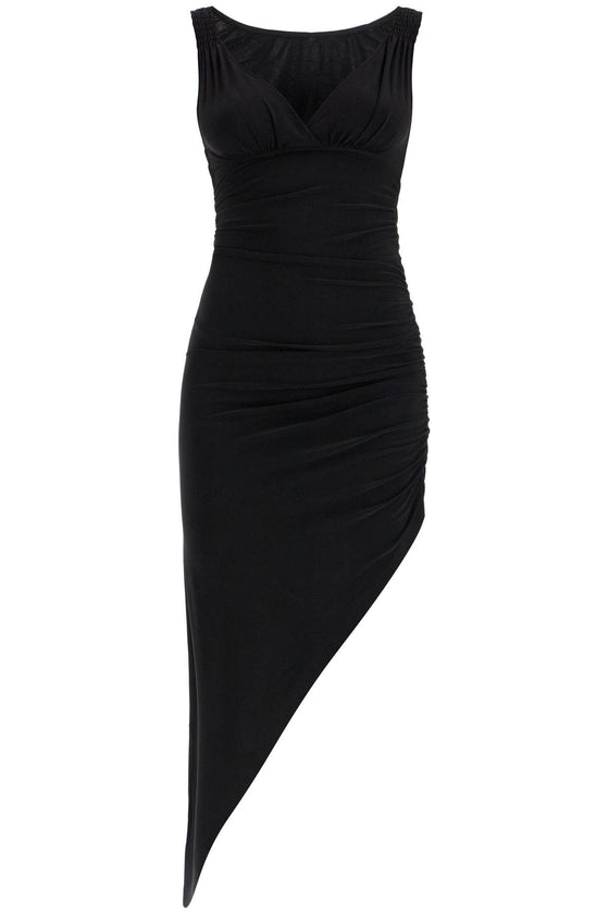 Norma Kamali asymmetric tara dress