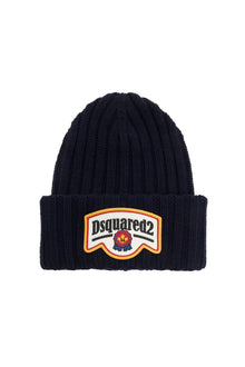  Dsquared2 "beanie hat with patch logo