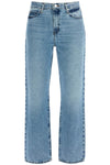 FRAME light blue high-waisted straight ankle jeans le jane