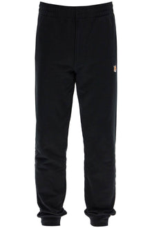  Maison Kitsune fox head joggers