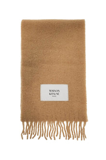  Maison Kitsune alpaca wool scarf