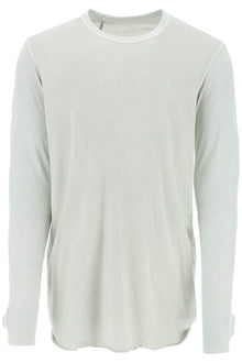  Boris Bidjan Saberi long-sleeved cotton t-shirt