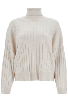  Brunello Cucinelli high-neck cashmere pullover sweater