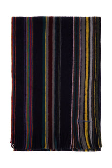  Paul Smith multicolored striped wool scarf