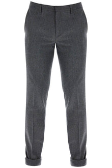  Paul Smith slim fit flannel trousers in eight