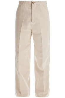  Brunello Cucinelli twill gabardine trousers with garment