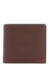 Thom Browne compact dark brown calfskin wallet with slots