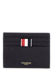  Thom Browne black calfskin credit card holder with note compartment for men